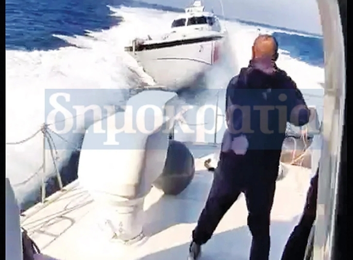 Τέτοιους Έλληνες θέλουμε! Παλικάρια του Λιμενικού Σώματος προστατεύουν με κίνδυνο της ζωής τους τα θαλάσσια χωρικά ύδατα (Βίντεο)