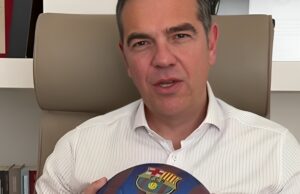 Με τα χρώματα της Μπαρτσελόνα το κόμμα Τσίπρα