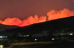 Φωτιά στο Ρέθυμνο: Μάχη στο Κουρταλιώτικο Φαράγγι, μπαράζ από 112