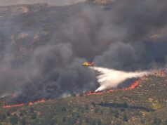 Μεγάλη πυρκαγιά στην Ιταλία – Η ακτοφυλακή στην Απουλία εκκενώνει την περιοχή από τουρίστες διά θαλάσσης