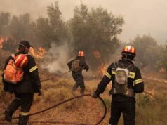 ΗΡΩΕΣ! Πυροσβέστες επιχειρούν περικυκλωμένοι από τη φωτιά – Βίντεο από τα πύρινα μέτωπα
